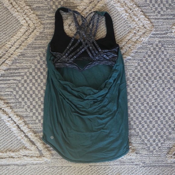Lululemon Tank with Built In Strappy Bra - Picture 2 of 4